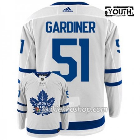 Lapsille NHL Toronto Maple Leafs Pelipaita JAKE GARDINER 51 Adidas Valkoinen Authentic Lapsille NHL Toronto Maple Leafs Pelipaita JAKE GARDINER 51 Adidas Valkoinen Authentic